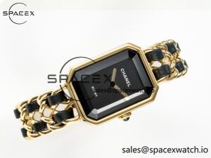 Ppremière Iconic Chain Watch YG BVF 1:1 Best Edition Black Dial on Chain Bracelet RONDA Quartz - Image 8