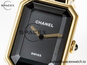Ppremière Iconic Chain Watch YG BVF 1:1 Best Edition Black Dial on Chain Bracelet RONDA Quartz - Image 9