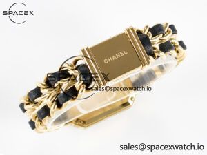 Ppremière Iconic Chain Watch YG BVF 1:1 Best Edition Black Dial on Chain Bracelet RONDA Quartz - Image 13