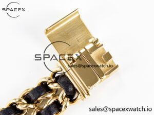 Ppremière Iconic Chain Watch YG BVF 1:1 Best Edition Black Dial on Chain Bracelet RONDA Quartz - Image 18
