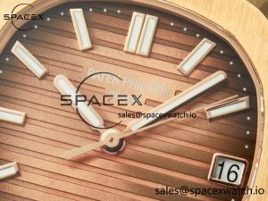 Nautilus 5711/1R-001 RG 3KF 1:1 Best Edition Brown Textured Dial on RG Bracelet Super Clone 26-330 - Image 9