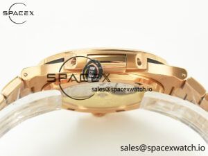 Nautilus 5711/1R-001 RG 3KF 1:1 Best Edition Brown Textured Dial on RG Bracelet Super Clone 26-330 - Image 12