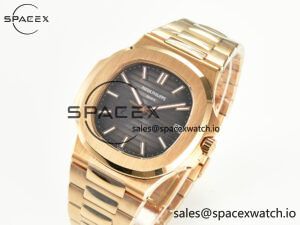 Nautilus 5711/1R-001 RG 3KF 1:1 Best Edition Gray Textured Dial on RG Bracelet Super Clone 26-330 - Image 4