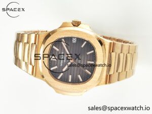 Nautilus 5711/1R-001 RG 3KF 1:1 Best Edition Gray Textured Dial on RG Bracelet Super Clone 26-330 - Image 7
