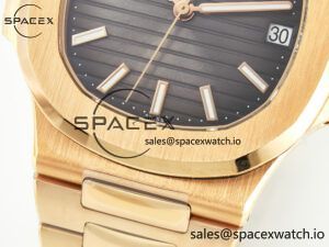 Nautilus 5711/1R-001 RG 3KF 1:1 Best Edition Gray Textured Dial on RG Bracelet Super Clone 26-330 - Image 11