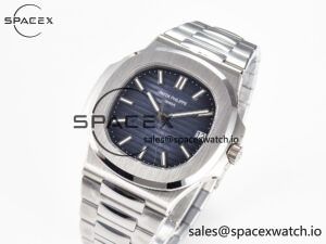 Nautilus 5711/1A-010 3KF 1:1 Best Edition Blue Textured Dial on SS Bracelet A324 Super Clone - Image 4