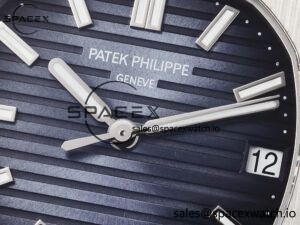 Nautilus 5711/1A-010 3KF 1:1 Best Edition Blue Textured Dial on SS Bracelet A324 Super Clone - Image 9
