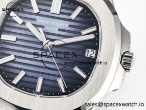Nautilus 5711/1A-010 3KF 1:1 Best Edition Blue Textured Dial on SS Bracelet A324 Super Clone - Image 10