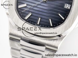 Nautilus 5711/1A-010 3KF 1:1 Best Edition Blue Textured Dial on SS Bracelet A324 Super Clone - Image 11