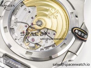 Nautilus 5711 3KF 1:1 Best Edition Square Diamonds Bezel Green Dial on SS Bracelet A324 Super Clone V2 - Image 18