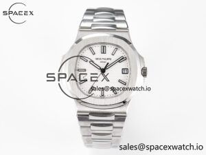 Nautilus 5711 3KF 1:1 Best Edition White Dial on SS Bracelet A324 Super Clone V2