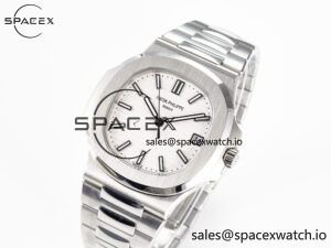 Nautilus 5711 3KF 1:1 Best Edition White Dial on SS Bracelet A324 Super Clone V2 - Image 4