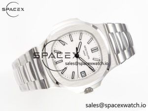 Nautilus 5711 3KF 1:1 Best Edition White Dial on SS Bracelet A324 Super Clone V2 - Image 8