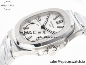Nautilus 5711 3KF 1:1 Best Edition White Dial on SS Bracelet A324 Super Clone V2 - Image 5