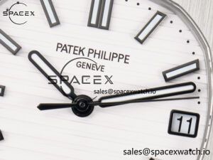 Nautilus 5711 3KF 1:1 Best Edition White Dial on SS Bracelet A324 Super Clone V2 - Image 9