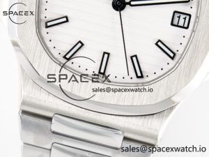Nautilus 5711 3KF 1:1 Best Edition White Dial on SS Bracelet A324 Super Clone V2 - Image 11