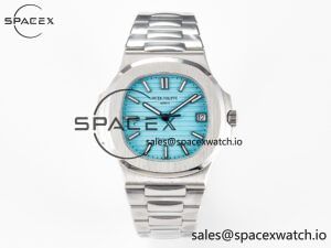 Nautilus 5711 3KF 1:1 Best Edition Tiffany Blue Dial on SS Bracelet A324 Super Clone V2