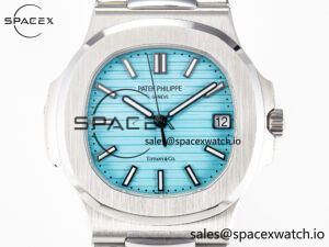 Nautilus 5711 3KF 1:1 Best Edition Tiffany Blue Dial on SS Bracelet A324 Super Clone V2 - Image 2