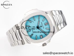 Nautilus 5711 3KF 1:1 Best Edition Tiffany Blue Dial on SS Bracelet A324 Super Clone V2 - Image 8
