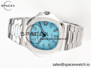 Nautilus 5711 3KF 1:1 Best Edition Tiffany Blue Dial on SS Bracelet A324 Super Clone V2 - Image 7
