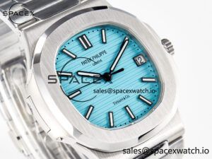 Nautilus 5711 3KF 1:1 Best Edition Tiffany Blue Dial on SS Bracelet A324 Super Clone V2 - Image 3