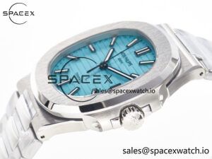 Nautilus 5711 3KF 1:1 Best Edition Tiffany Blue Dial on SS Bracelet A324 Super Clone V2 - Image 5