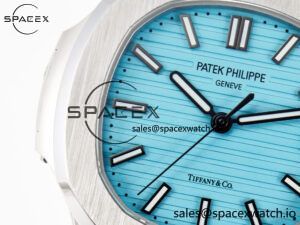 Nautilus 5711 3KF 1:1 Best Edition Tiffany Blue Dial on SS Bracelet A324 Super Clone V2 - Image 11