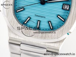 Nautilus 5711 3KF 1:1 Best Edition Tiffany Blue Dial on SS Bracelet A324 Super Clone V2 - Image 12