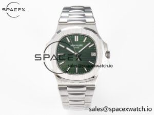 Nautilus 5711/1A 3KF 1:1 Best Edition Green Dial on SS Bracelet A324 Super Clone V2