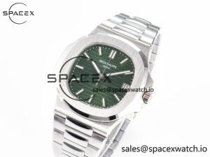Nautilus 5711/1A 3KF 1:1 Best Edition Green Dial on SS Bracelet A324 Super Clone V2 - Image 4