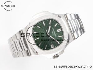 Nautilus 5711/1A 3KF 1:1 Best Edition Green Dial on SS Bracelet A324 Super Clone V2 - Image 8