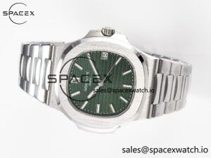 Nautilus 5711/1A 3KF 1:1 Best Edition Green Dial on SS Bracelet A324 Super Clone V2 - Image 7