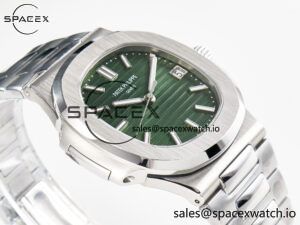 Nautilus 5711/1A 3KF 1:1 Best Edition Green Dial on SS Bracelet A324 Super Clone V2 - Image 6