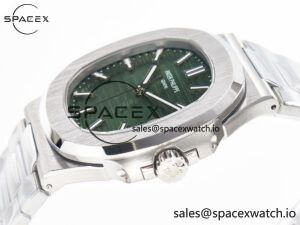Nautilus 5711/1A 3KF 1:1 Best Edition Green Dial on SS Bracelet A324 Super Clone V2 - Image 5