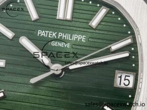 Nautilus 5711/1A 3KF 1:1 Best Edition Green Dial on SS Bracelet A324 Super Clone V2 - Image 9