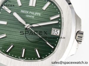 Nautilus 5711/1A 3KF 1:1 Best Edition Green Dial on SS Bracelet A324 Super Clone V2 - Image 10