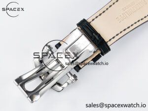Nautilus 5711 SS 3KF 1:1 Best Edition Gray Textured Dial on Black Leather Strap A324 Super Clone V2 - Image 23
