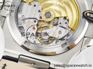Nautilus 5711 SS 3KF 1:1 Best Edition Gray Textured Dial on Black Leather Strap A324 Super Clone V2 - Image 18