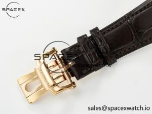 Nautilus 5711/1R RG 3KF 1:1 Best Edition Brown Textured Dial on Brown Leather Strap A324 Super Clone V2 - Image 22
