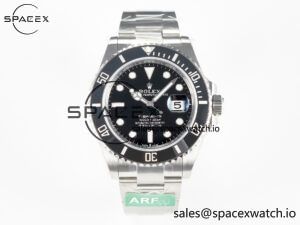 Submariner 126610 LN Black 904L Steel ARF 1:1 Best Edition on SS Bracelet SH3235
