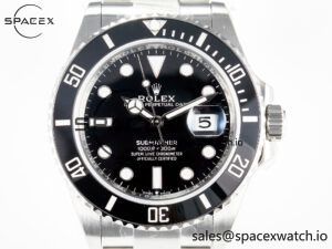 Submariner 126610 LN Black 904L Steel ARF 1:1 Best Edition on SS Bracelet SH3235 - Image 2