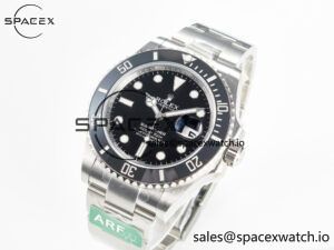 Submariner 126610 LN Black 904L Steel ARF 1:1 Best Edition on SS Bracelet SH3235 - Image 4