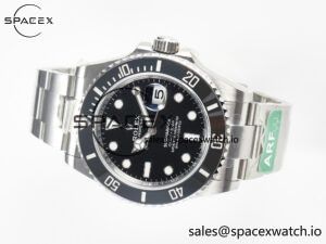 Submariner 126610 LN Black 904L Steel ARF 1:1 Best Edition on SS Bracelet SH3235 - Image 7