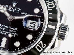 Submariner 126610 LN Black 904L Steel ARF 1:1 Best Edition on SS Bracelet SH3235 - Image 10