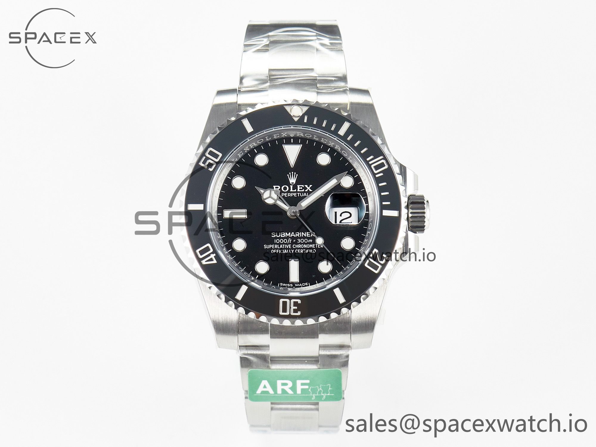 IMG_6133 拷贝 Submariner 116610 LN Black 904L Steel ARF 1:1 Best Edition on SS Bracelet SH3135 - Image 1