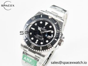 Submariner 116610 LN Black 904L Steel ARF 1:1 Best Edition on SS Bracelet SH3135 - Image 4
