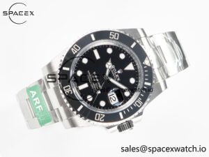 Submariner 116610 LN Black 904L Steel ARF 1:1 Best Edition on SS Bracelet SH3135 - Image 8