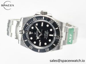 Submariner 114060 No Date Black 904L Steel ARF 1:1 Best Edition on SS Bracelet SH3130 - Image 7