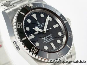 Submariner 114060 No Date Black 904L Steel ARF 1:1 Best Edition on SS Bracelet SH3130 - Image 3