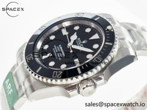 Submariner 114060 No Date Black 904L Steel ARF 1:1 Best Edition on SS Bracelet SH3130 - Image 5